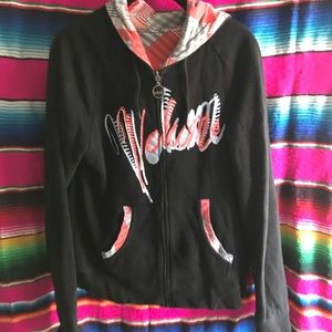 Volcom reversible hoodie sweatshirt